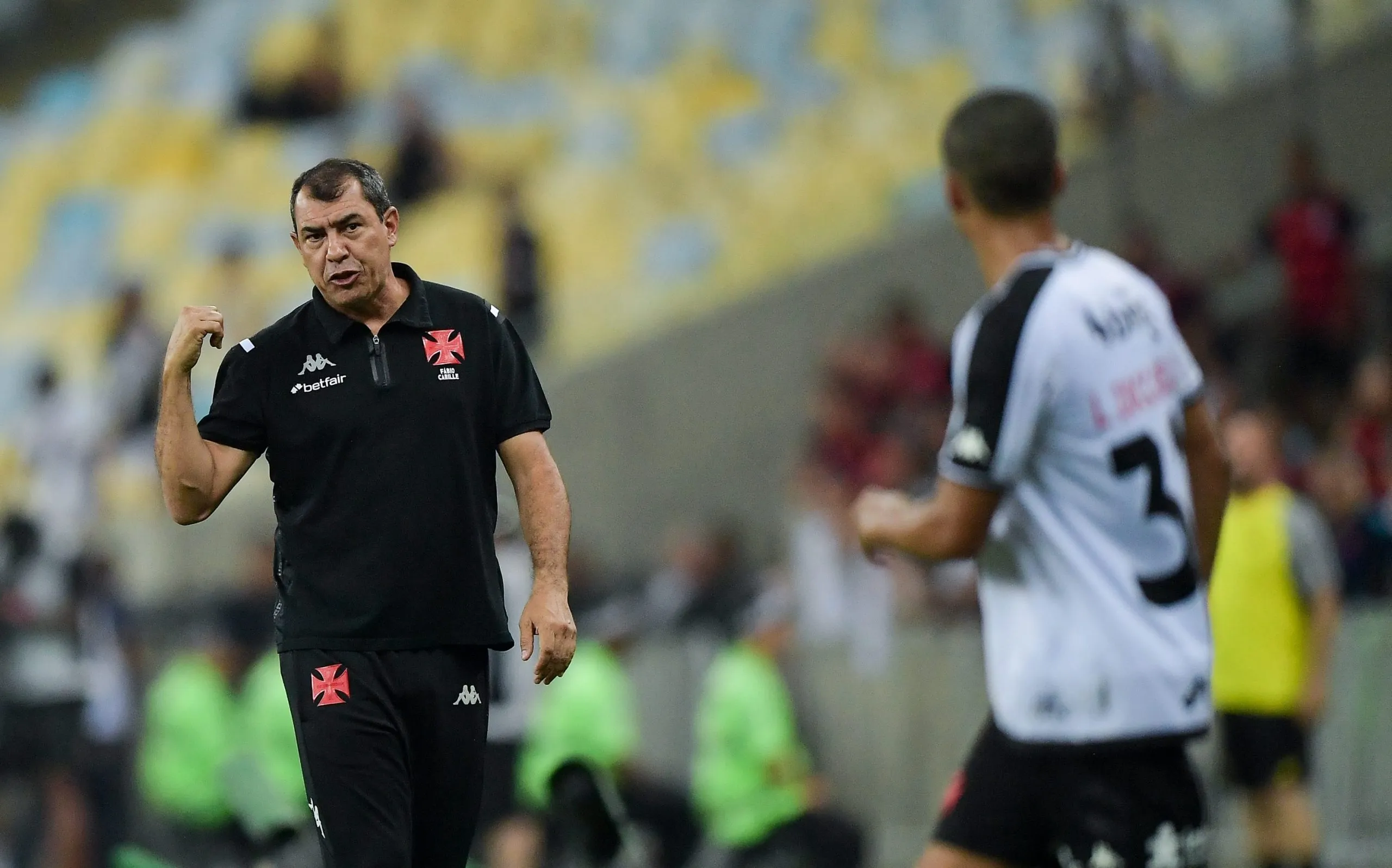 Fabio Carille, tecnico do Vasco durante partida contra o Flamengo no estadio Maracana pelo campeonato Carioca 2025. Foto: Thiago Ribeiro/AGIF