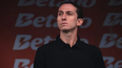 Filipe Luís técnico do Flamengo durante partida contra o Corinthians no estádio Arena Corinthians pelo campeonato Copa Do Brasil 2024. Foto: Ettore Chiereguini/AGIF