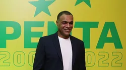 Denílson durante evento de honra da Copa do Mundo de 2002. Foto: Buda Mendes