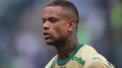 Caio Paulista durante partida entre Palmeiras e Criciúma, no Allianz Parque, pelo Brasileirão 2024.