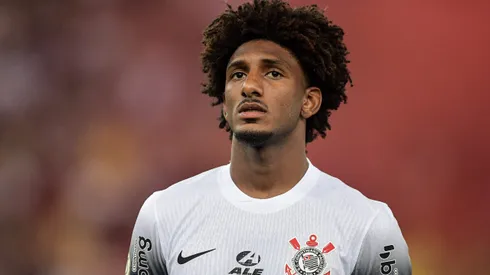 Talles em partida pelo Corinthians. Foto: Thiago Ribeiro/AGIF