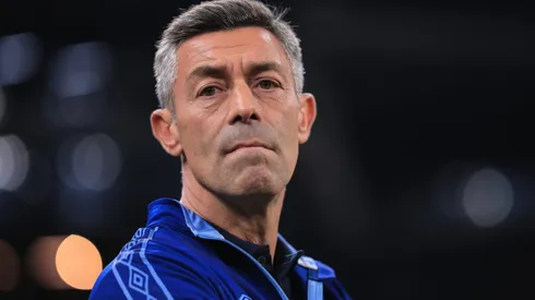 Pedro Caixinha durante partida entre Corinthians e Santos, na Neo Química Arena, pelo Paulistão.