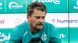 Fabio Matias tecnico do Juventude durante partida contra o Gremio no estadio Alfredo Jaconi pelo campeonato Gaucho 2025