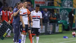 Oscar, do Sao Paulo, durante partida contra o Palmeiras no Allianz Parque pelo Campeonato Paulista 2025. Foto: Marcello Zambrana / AGIF