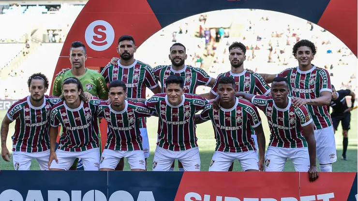 Jogadores do Fluminense - Foto: Thiago Ribeiro/AGIF