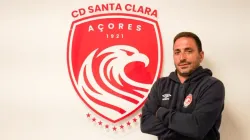 Vasco Matos durante apresentação no Santa Clara. Foto: Divulgação / CD Santa Clara