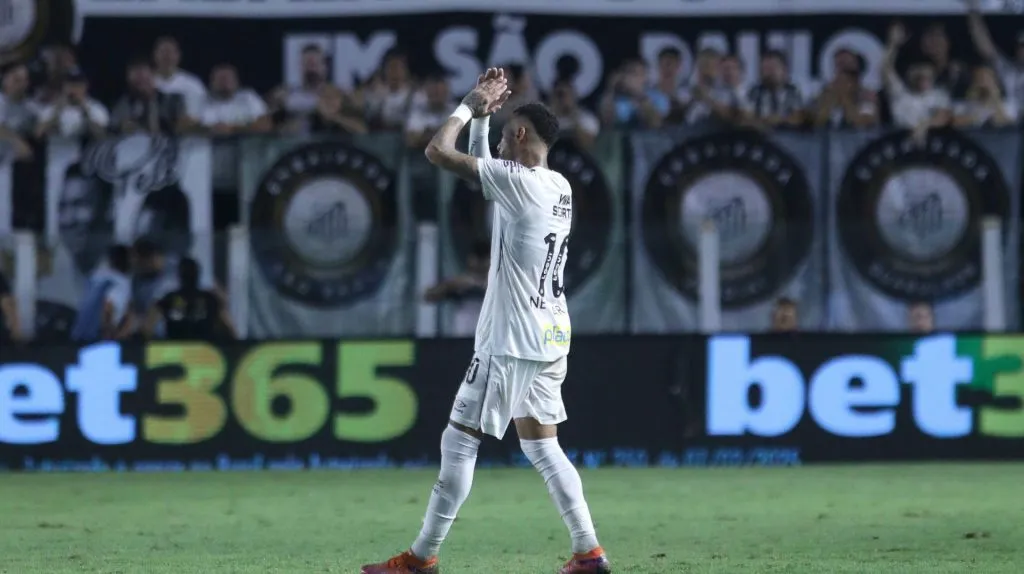 Neymar Júnior, jogador do Santos