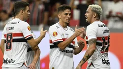 Time do São Paulo em campo