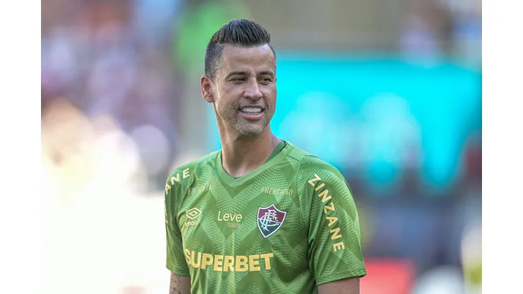 Fábio goleiro do Fluminense durante partida contra o Nova Iguaçu no estádio Maracanã pelo campeonato Carioca 2025. Foto: Thiago Ribeiro/AGIF