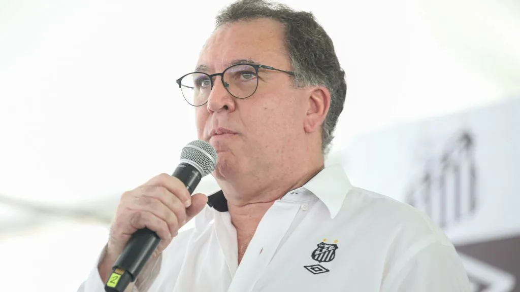 Marcelo Teixeira, presidente do Santos