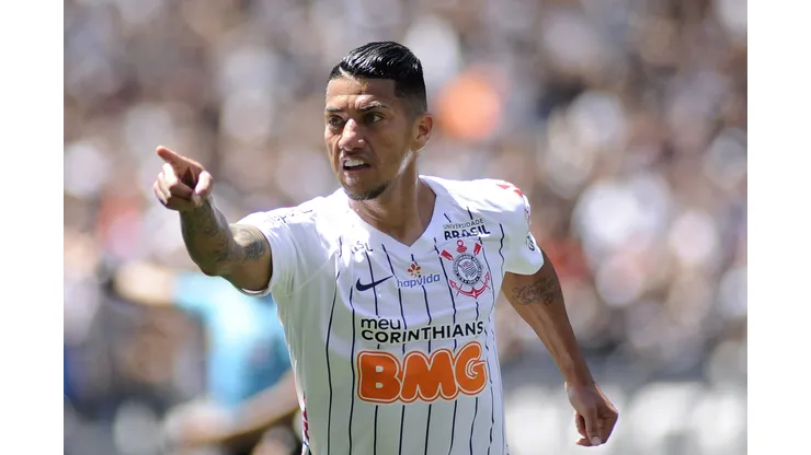 Corinthians x Vasco - jogador Ralf do Corinthians comemora seu gol durante partida contra o Vasco no estadio Arena Corinthians pelo campeonato Brasileiro A 2019.