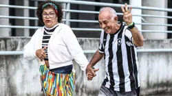 Torcida do Botafogo durante partida contra Flamengo no Mangueirão pela Supercopa 2025. Foto: Marcos Junior / AGIF