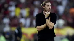 Filipe Luis, técnico do Flamengo, durante partida contra o Corinthians no Maracanã pela Copa Do Brasil 2024. Foto: Alexandre Loureiro / AGIF