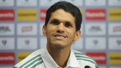 Magno Alves, durante coletiva de imprensa do Fluminense no CT Laranjeiras.