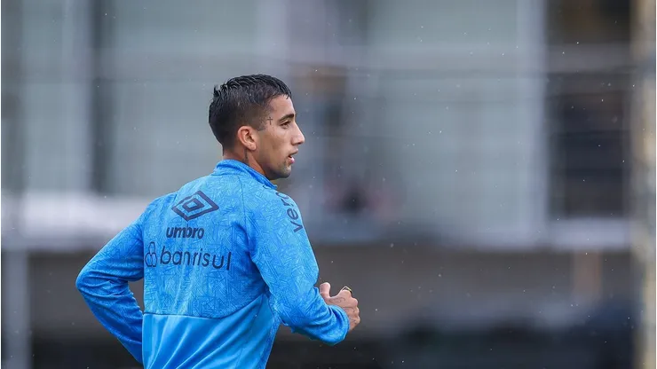 Cristian Oliveira em treino no CT/ Foto: Grêmio