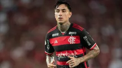 Pulgar jogador do Flamengo durante partida contra o Cuiaba. Foto: Gil Gomes/AGIF