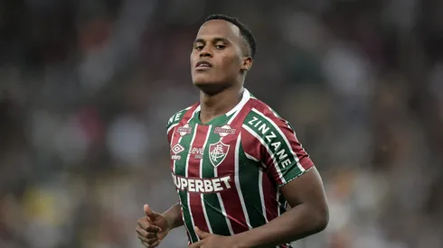 Arias jogador do Fluminense durante partida contra o Cuiabá no estadio Maracana pelo campeonato Brasileiro A 2024. Foto: Thiago Ribeiro/AGIF