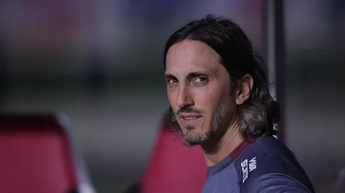 Luis Zubeldia tecnico do Sao Paulo durante partida contra o Corinthians no estadio Morumbi pelo campeonato Paulista 2025. Foto: Ettore Chiereguini/AGIF