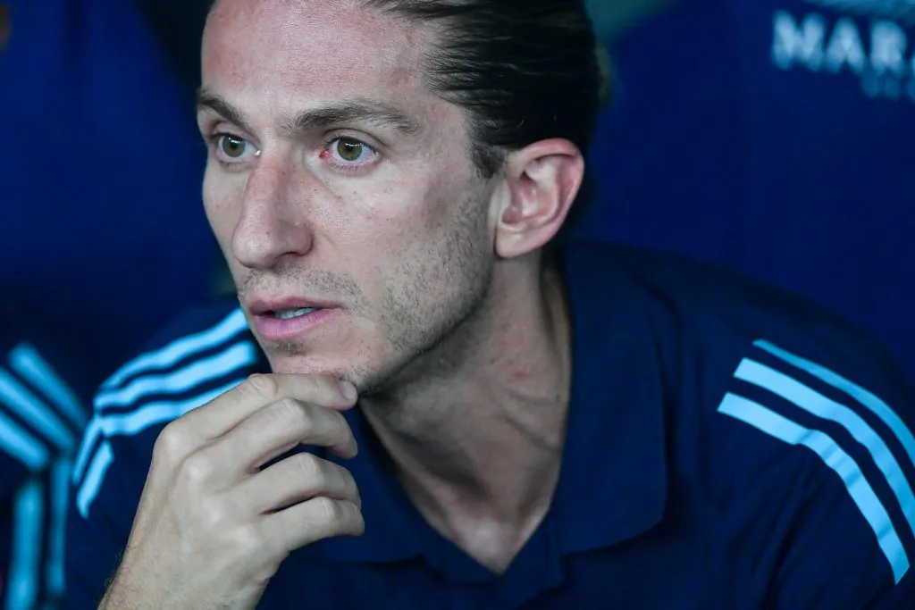 Filipe Luis tecnico do Flamengo durante partida contra o Botafogo no estadio Maracana pelo campeonato Carioca 2025. Foto: Thiago Ribeiro/AGIF