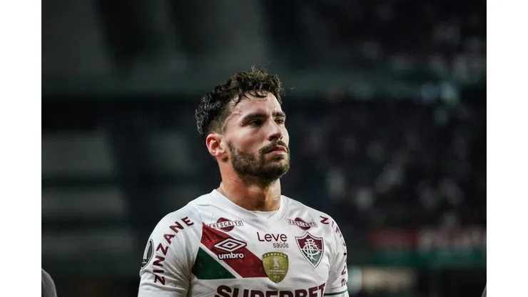 Martinelli jogador do Fluminense durante partida contra o Grêmio no estádio Couto Pereira pelo campeonato Copa Libertadores 2024. Foto: Leonardo Hübbe/AGIF