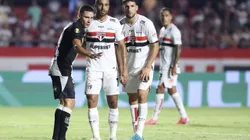 Lucas Moura jogador do São Paulo durante partida contra o Ponte Preta no estádio Morumbi pelo campeonato Paulista 2025. Foto: Marcello Zambrana/AGIF