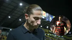 Filipe Luis e Matías Viña - Foto: AGIF