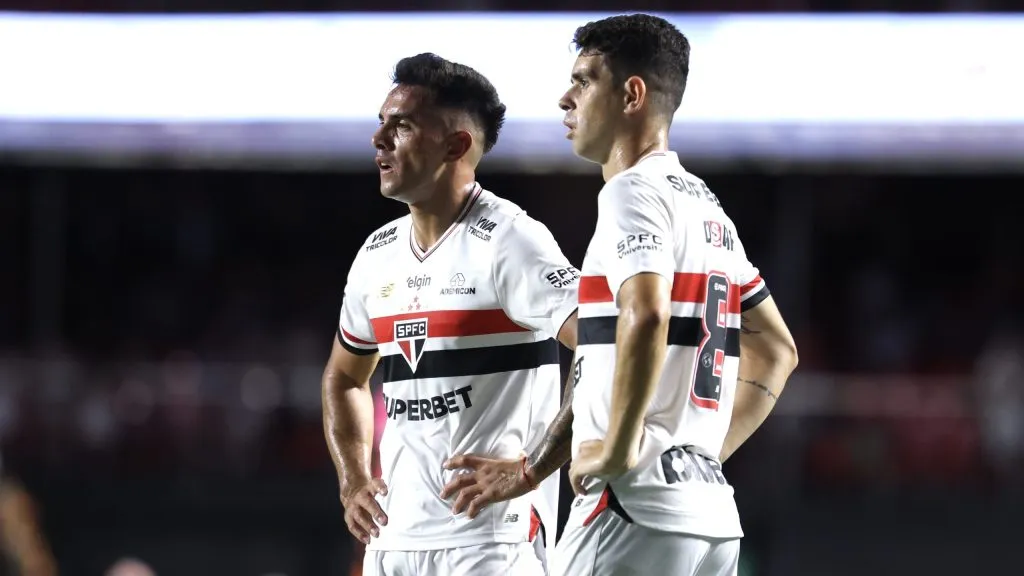 Oscar jogador do São Paulo durante partida contra o Ponte Preta no estádio Morumbi pelo campeonato Paulista 2025. Foto: Marcello Zambrana/AGIF