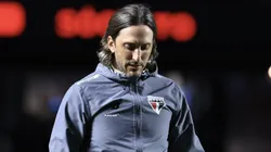Luis Zubeldia técnico do São Paulo durante partida contra o Atlético-MG no estádio Morumbi pelo campeonato Brasileiro A 2024.