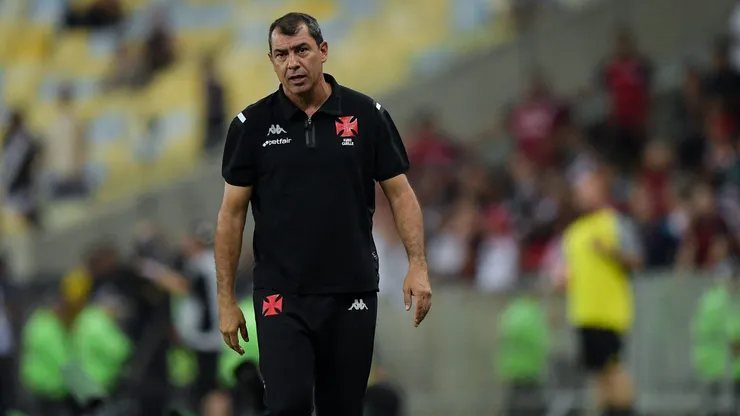 Fabio Carille. técnico do Vasco durante partida contra o Flamengo no estadio Maracana pelo campeonato Carioca 2025. Foto: Thiago Ribeiro/AGIF