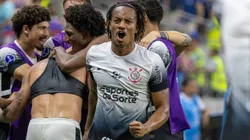 ndre Carrillo jogador do Corinthians durante partida contra o Fortaleza no estádio Arena Castelão pelo campeonato Copa Sul-Americana 2024.