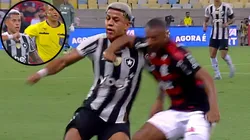 Áudio do VAR crê que árbitro de Flamengo x Botafogo acertou ao não expulsar De La Cruz - Fotos: Reprodução/YouTube