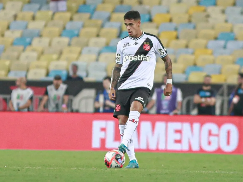 Lucas Freitas no clássico contra o Flamengo. Foto: Matheus Lima/Vasco