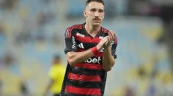 Léo Ortiz em jogo do Flamengo.