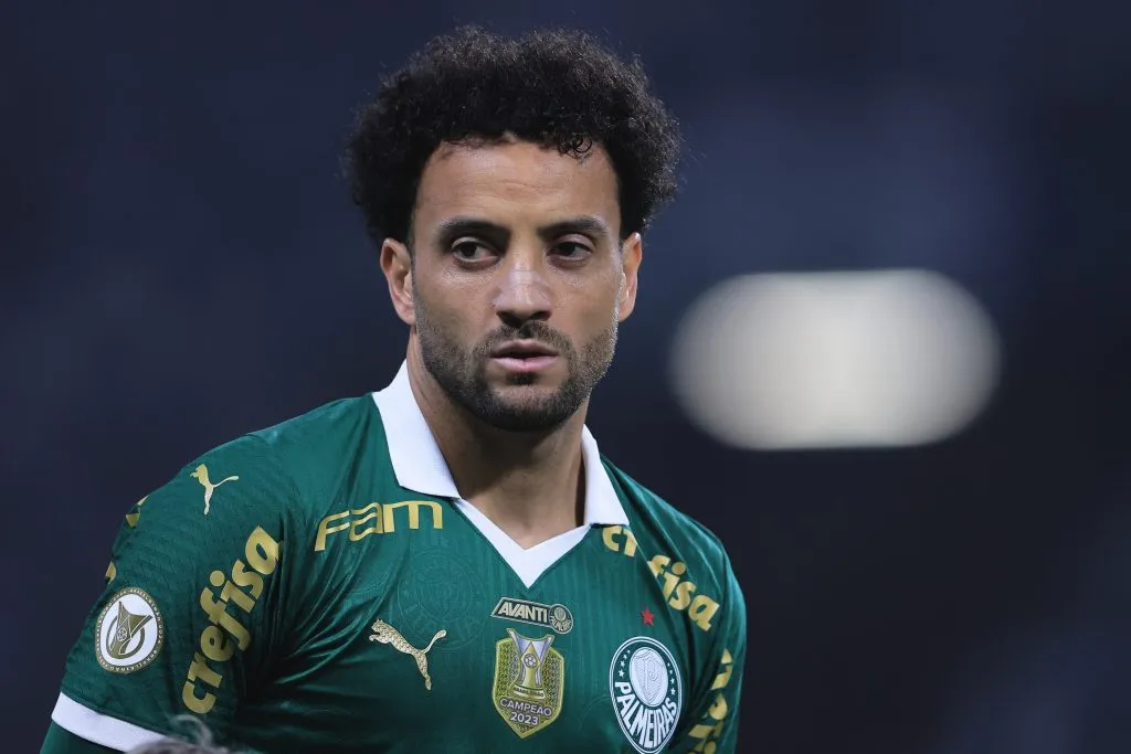 SP – SAO PAULO – 20/07/2024 – BRASILEIRO A 2024, PALMEIRAS X CRUZEIRO – Felipe Anderson jogador do Palmeiras durante partida contra o Cruzeiro no estadio Arena Allianz Parque pelo campeonato Brasileiro A 2024. Foto: Ettore Chiereguini/AGIF