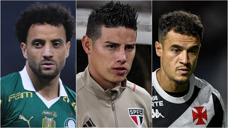 Decepções do futebol brasileiro. Foto: Ettore Chiereguini/Thiago Ribeiro/AGIF