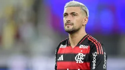 Arrascaeta jogador do Flamengo durante partida contra o Vasco. Foto: Thiago Ribeiro/AGIF