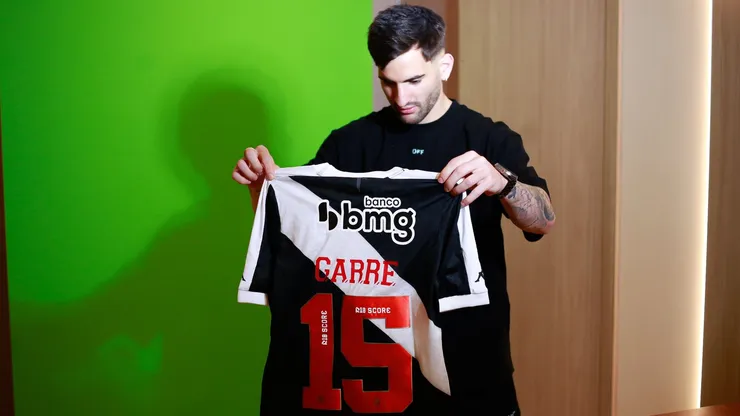 Garré já com a camisa do Vasco. Foto: Matheus Lima/Vasco