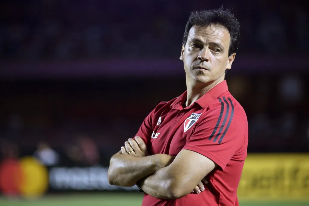 Diniz em partida contra a LDU, em 2020. Foto: Bruno Ulivieri/AGIF