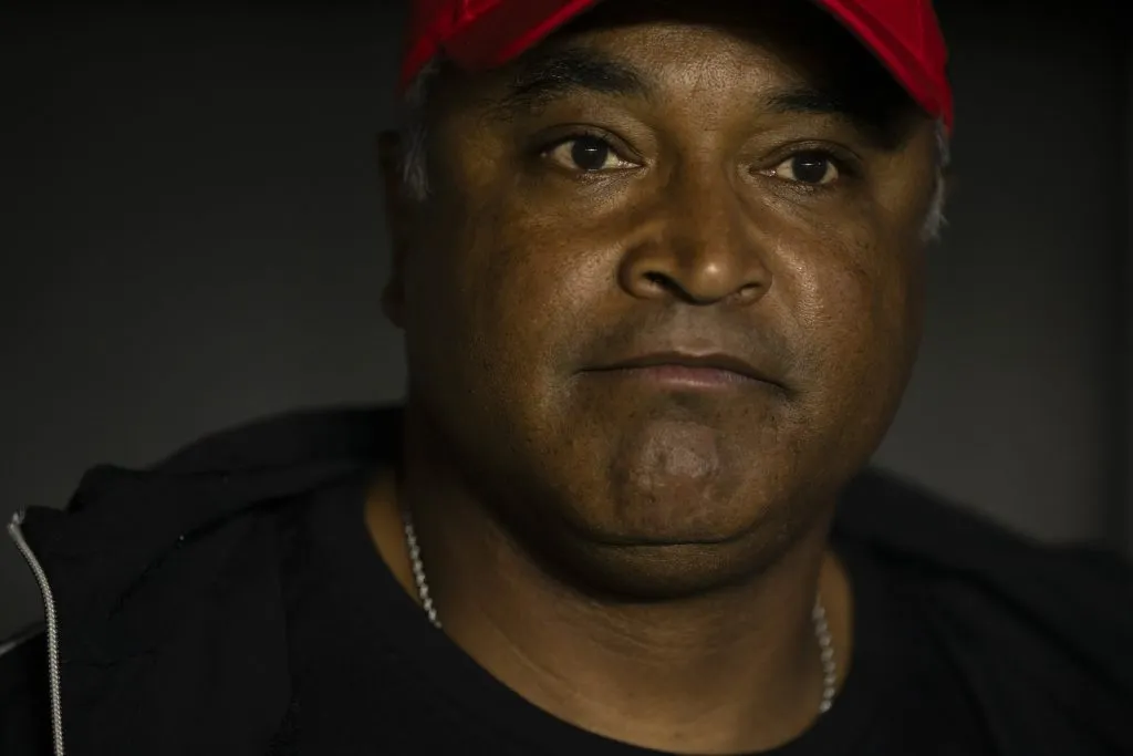 Roger Machado técnico do Internacional durante partida contra o Vasco no estádio São Januário pelo campeonato Brasileiro A 2024. Foto: Jorge Rodrigues/AGIF