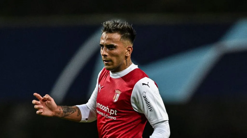 Foto: Octavio Passos/Getty Images – Rodrigo Zalazar, promessa uruguaia, e ação pelo Braga, de Portuga.