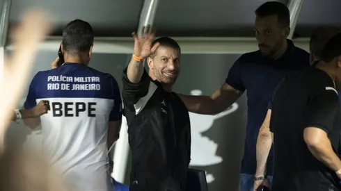 Pedrinho, presidente do Vasco, durante partida contra o Cruzeiro em São Januário pelo Campeonato Brasileiro A 2024. Foto: Jorge Rodrigues / AGIF