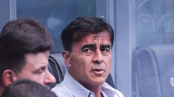 Quinteros durante jogo do Imortal no Gauchão.