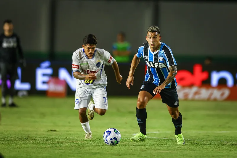 Grêmio passou pelo São Raimundo no sufoco na Copa do Brasil. Foto: Lucas Uebel/Grêmio FBPA