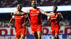 Thiago Maia comemora gol no São Paulo.