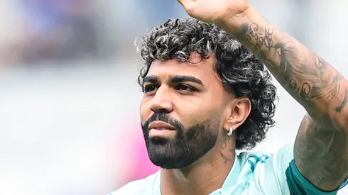 Gabigol antes de partida do Campeonato Mineiro 2025.