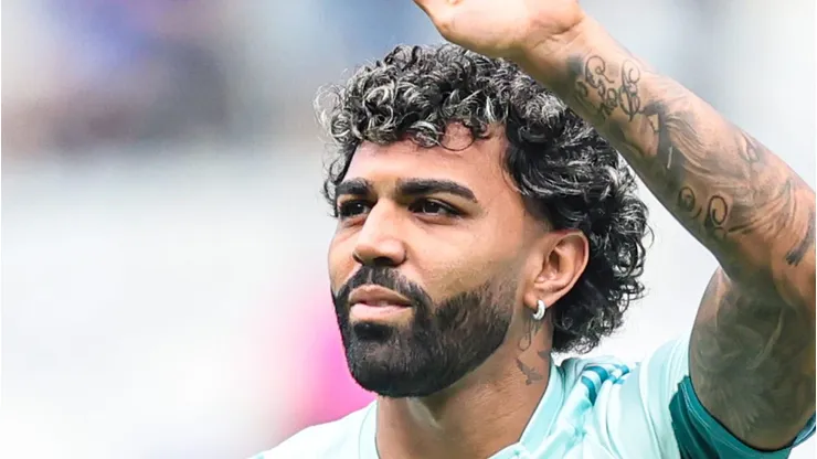 Gabigol antes de partida do Campeonato Mineiro 2025.