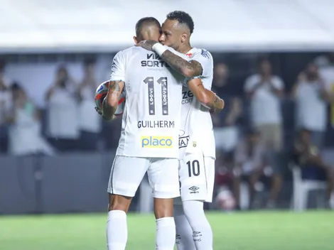 Neymar vence rachão do Santos contra time de Guilherme e comemora