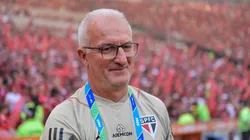 Dorival em partida contra o Flamengo