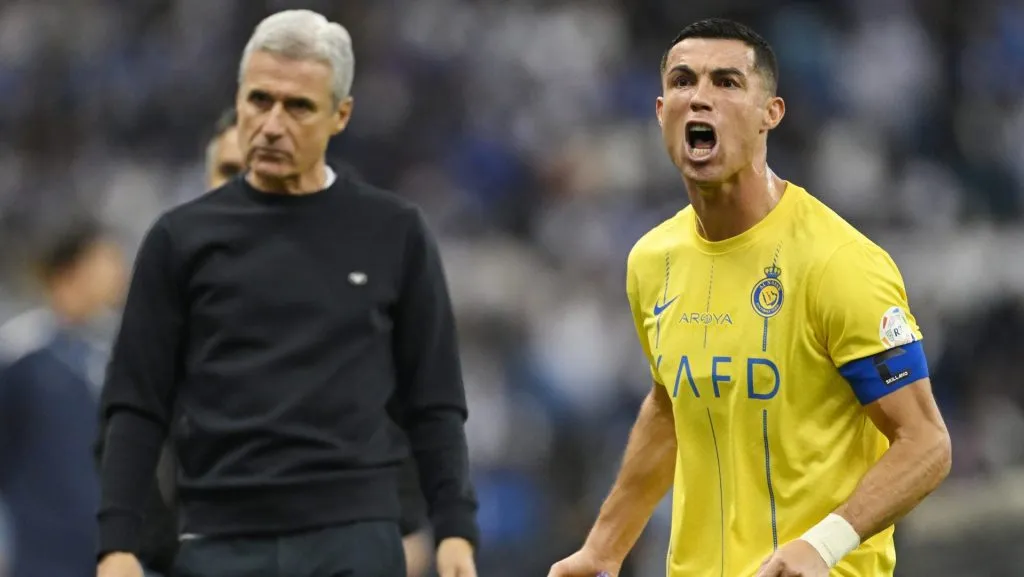 Luís Castro e Cristiano Ronaldo