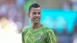 Fabio goleiro do Fluminense durante partida contra o Nova Iguacu no estadio Maracana pelo campeonato Carioca 2025. Foto: Thiago Ribeiro/AGIF
